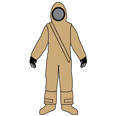 DuraChem® 500 NFPA 1990 (1994) Class 1 &amp; 2 Certified Hazmat/CBRN Berry Compliant Ensemble