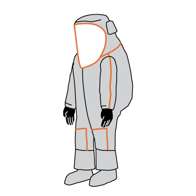 Frontline® 500 NFPA 1990 (1991) Certified Vapor Total Encapsulating Suit
