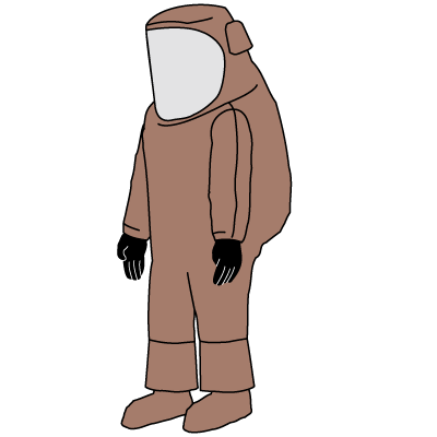 Zytron® 300 Splash Protective Total Encapsulating Suit