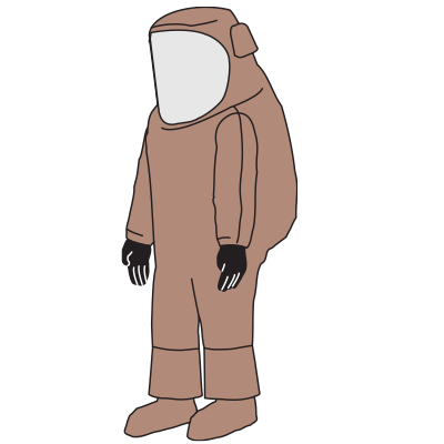 Zytron® 300 Splash Protective Total Encapsulating Suit