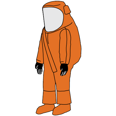 Zytron® 500 NFPA 1990 (1992) Certified Splash Protective Total Encapsulating Suit