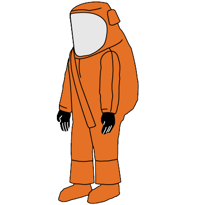 Zytron® 500 NFPA 1990 (1994) Class 2 Certified Vapor Total Encapsulating Suit