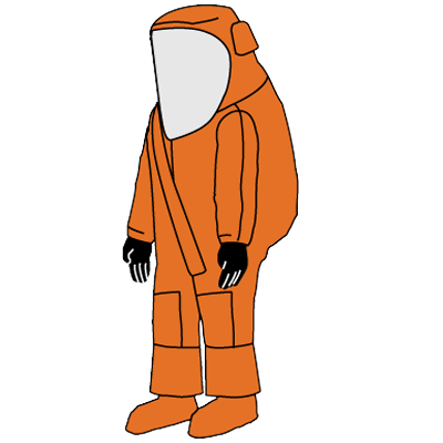 Zytron® 500 Vapor Total Encapsulating Suit. (Hazmat Model)