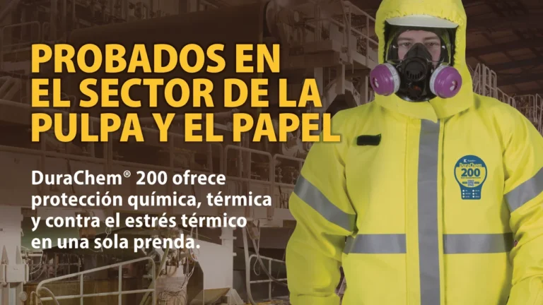 DuraChem® 200 : Traje Multirriesgo para Pulpa y Papel (Español)