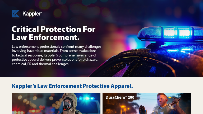 Law Enforcement PPE: Chemical, Biohazard & Tactical Suits