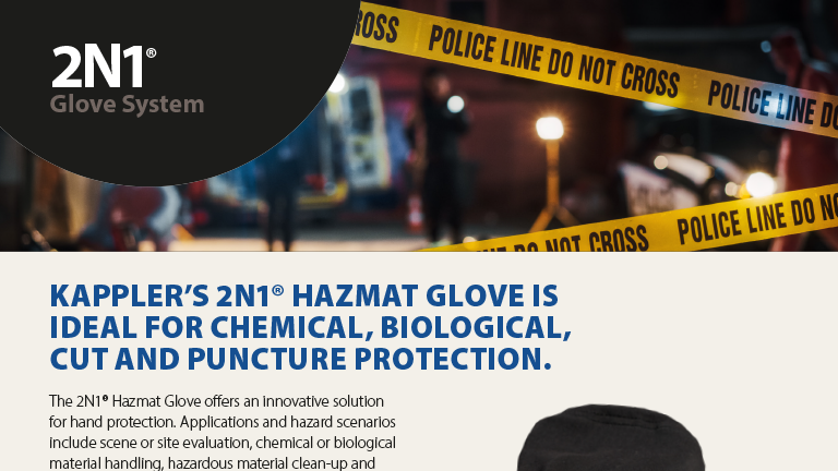 2N1 Hazmat Glove – Chemical & Cut Protection