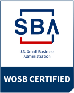 SBA U.S. Small Business Administration WOSB Certified badge