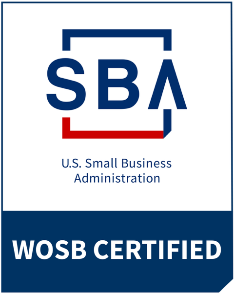 SBA U.S. Small Business Administration WOSB Certified badge