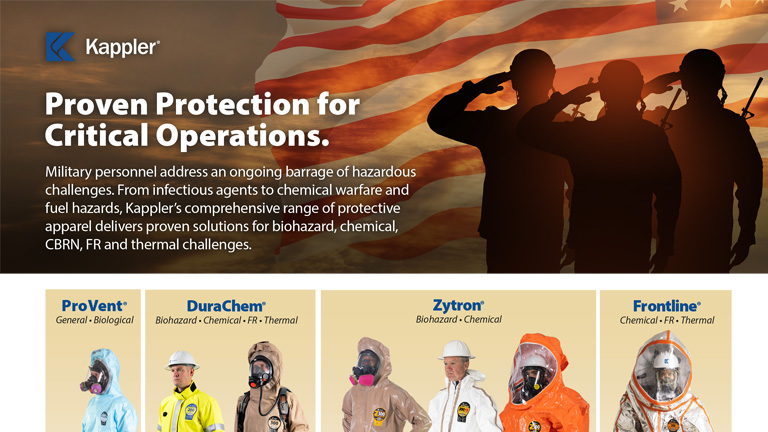 Kappler Protective Apparel for Military & Defense Operations