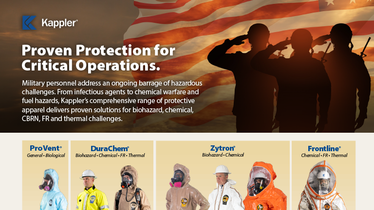 Kappler Protective Apparel for Military & Defense Operations