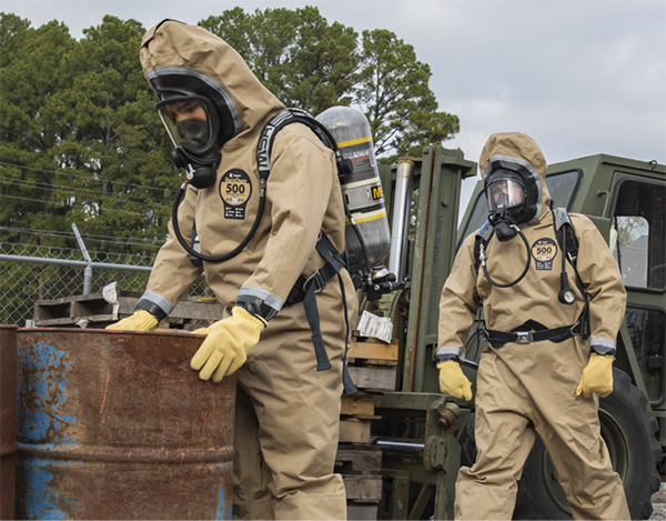 Shop chemical protective suits and PPE clothing from Kappler. Protective apparel with patented fabrics and sealed seams for maximum protection in hazardous environments.